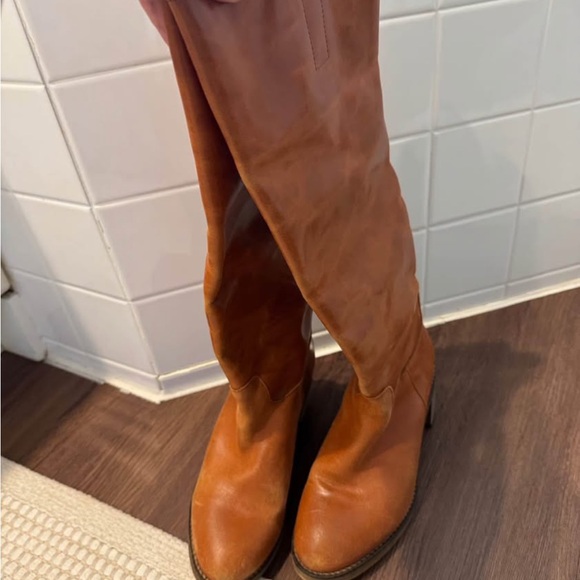 Free people leather boots size 6 - Picture 8 of 9